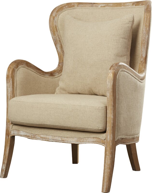 Lark Manor Gazon Accent Wingback Chair Reviews Wayfair Ca   Gazon Accent Wingback Chair 